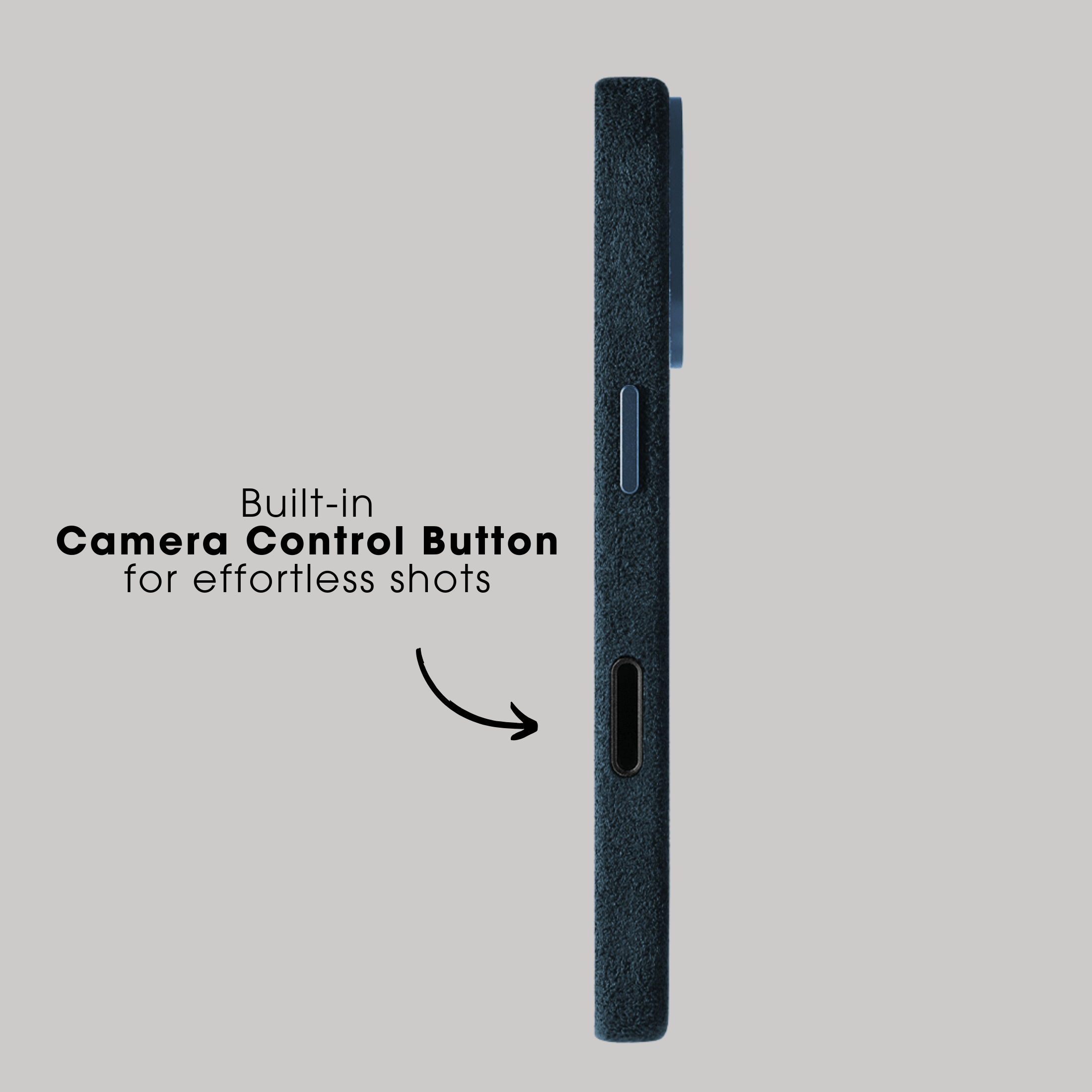 iPhone 17 - Alcantara Case - Navy Blue