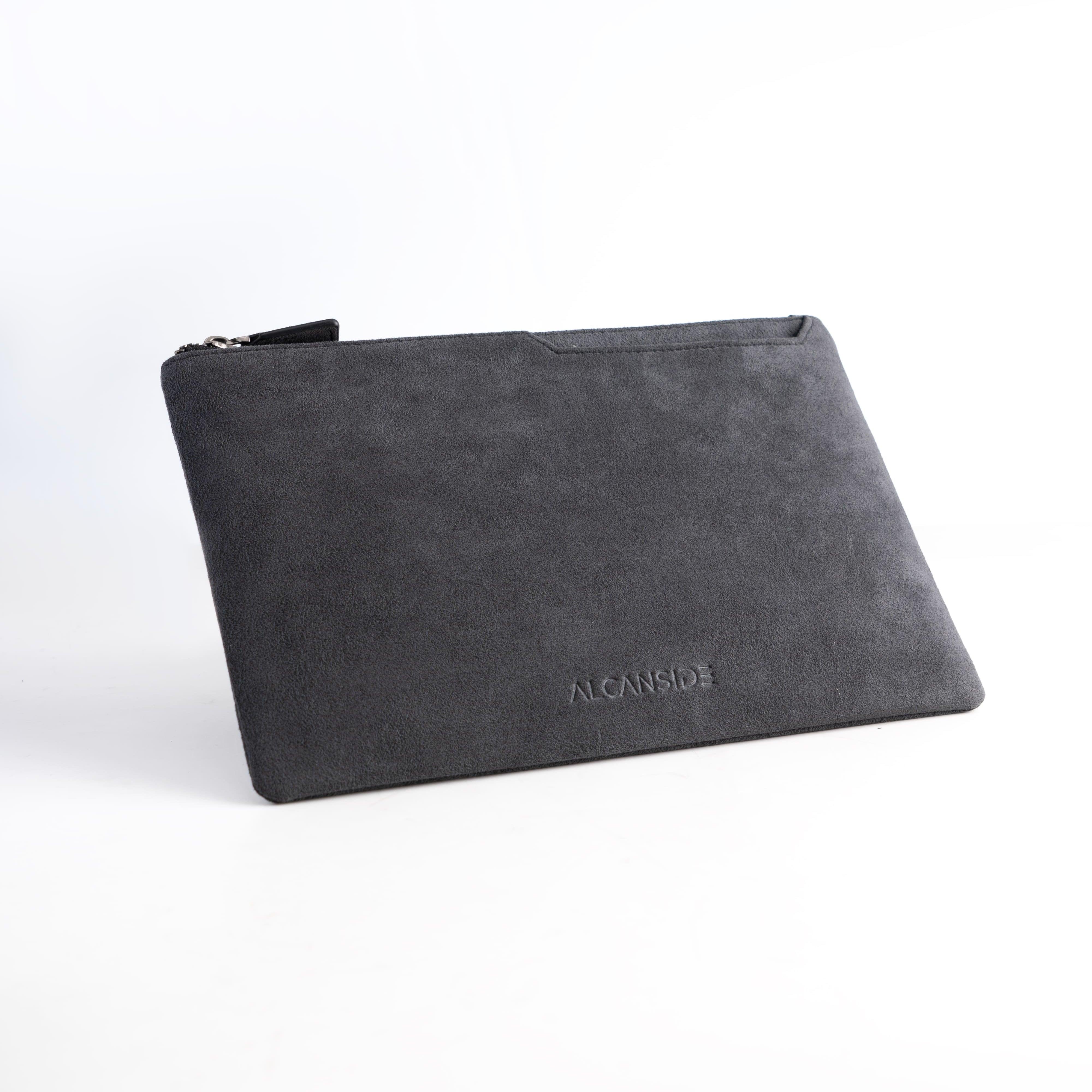 Alcantara Pouch - Space Grey
