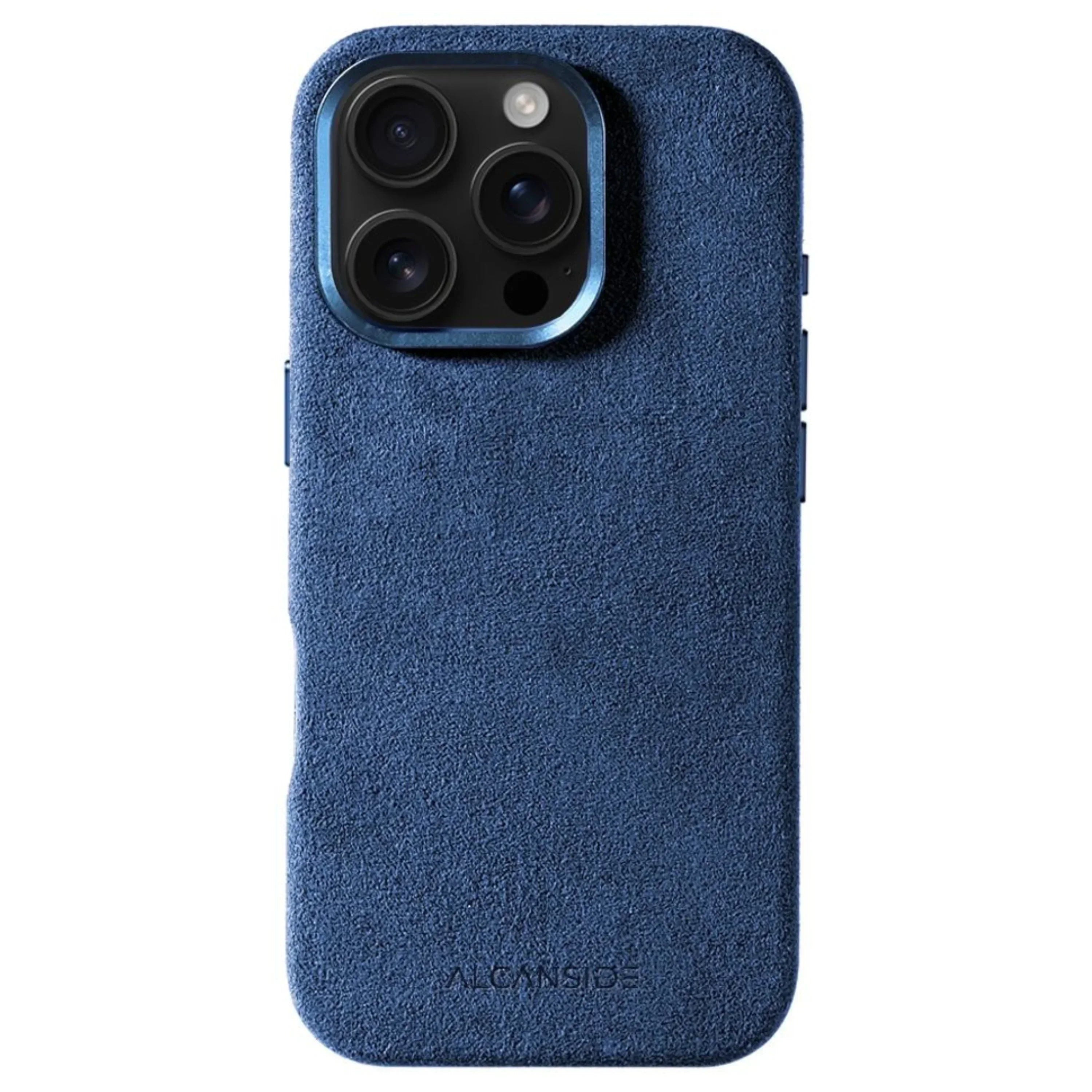 iPhone Alcantara Case - Ocean Blue