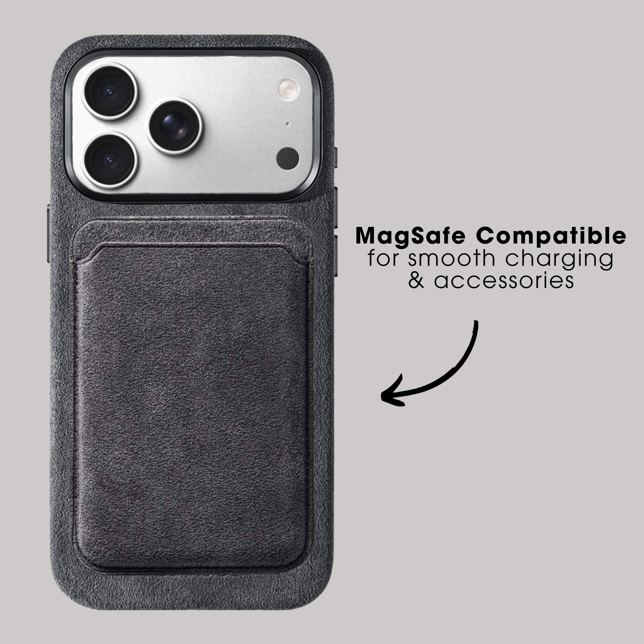 iPhone 17 Pro Max - Alcantara Case - Space Grey