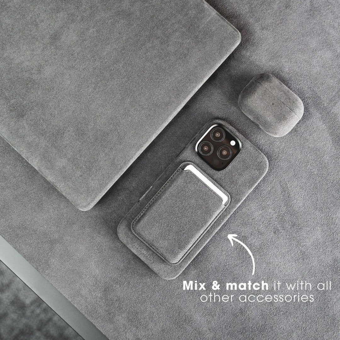 iPhone 16e - Alcantara Case - Space Grey