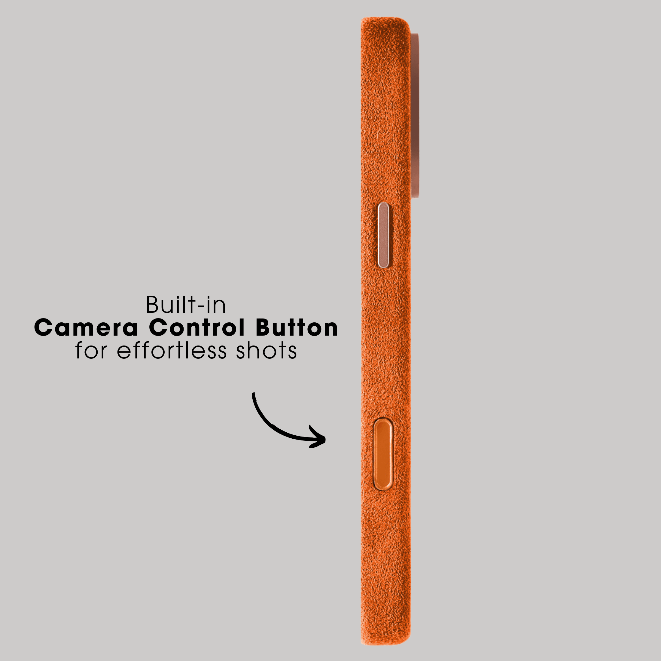 iPhone 17 Pro Max - Alcantara Case - Orange