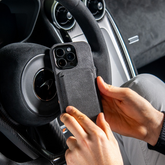 iPhone Alcantara Case - Space Gray
