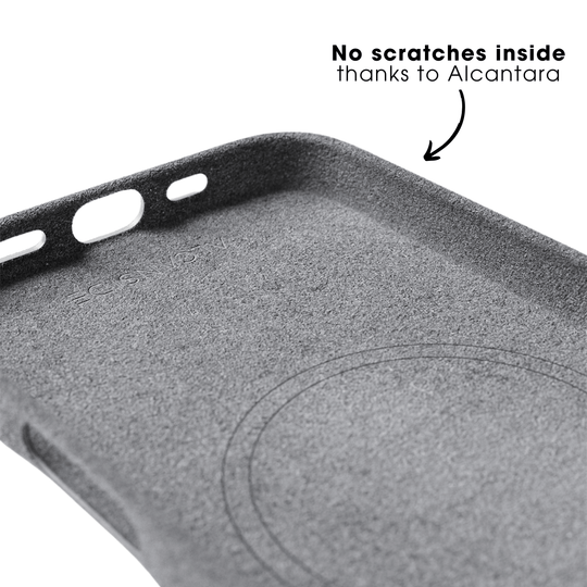 iPhone 16 - Alcantara Case - Nardo Gray