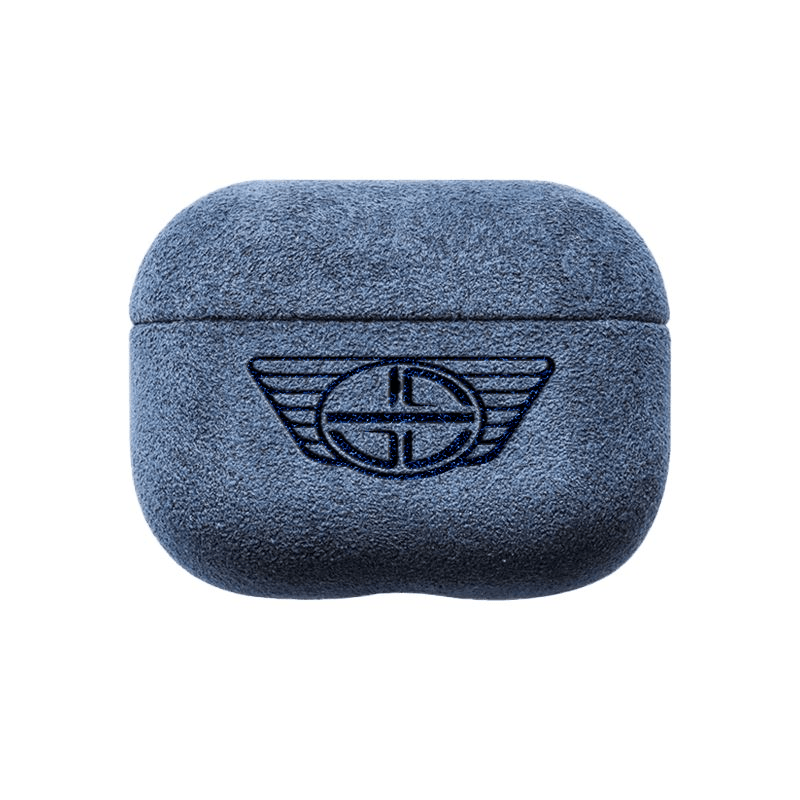 Donkervoort - AirPods Pro (2nd Generation) Alcantara Case - Ocean Blue - Alcanside