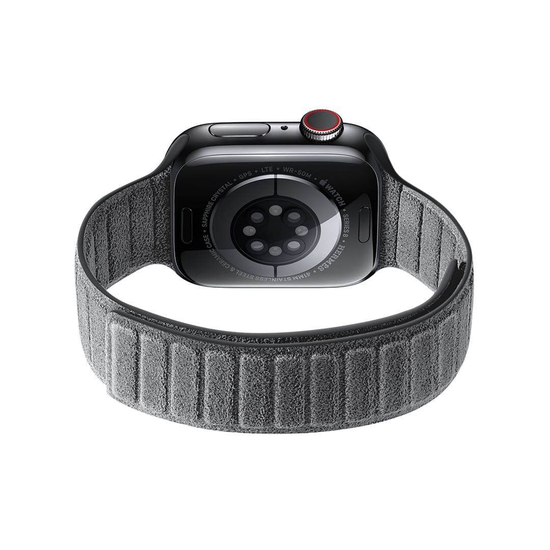 Alcantara Apple Watch Armband - Nardograu -  42/44/45mm & Ultra (49mm)