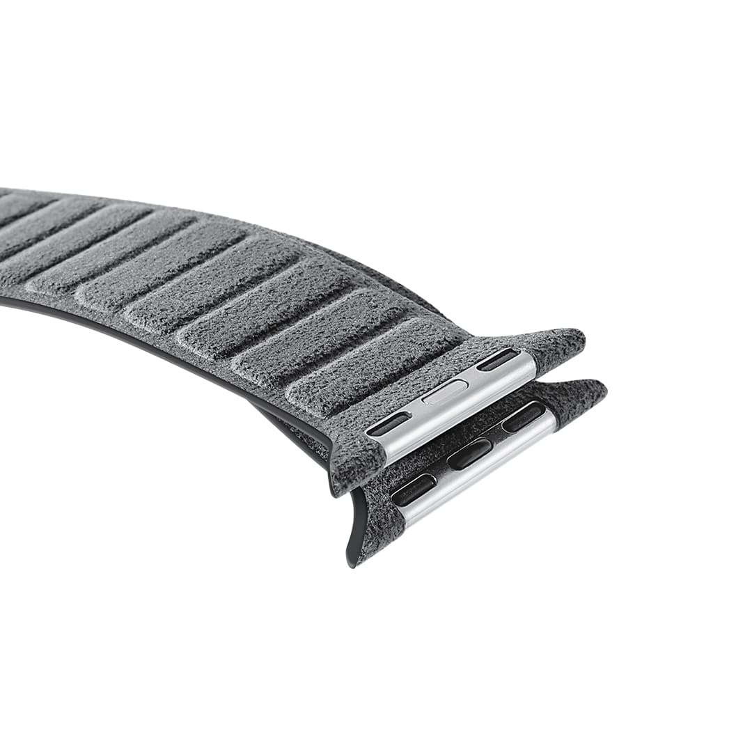 Alcantara Apple Watch Armband - Nardograu -  42/44/45mm & Ultra (49mm)