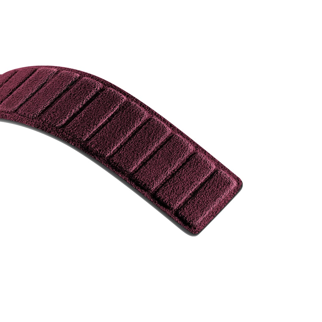 Alcantara Apple Watch Armband - Rot - 42/44/45mm & Ultra (49mm)
