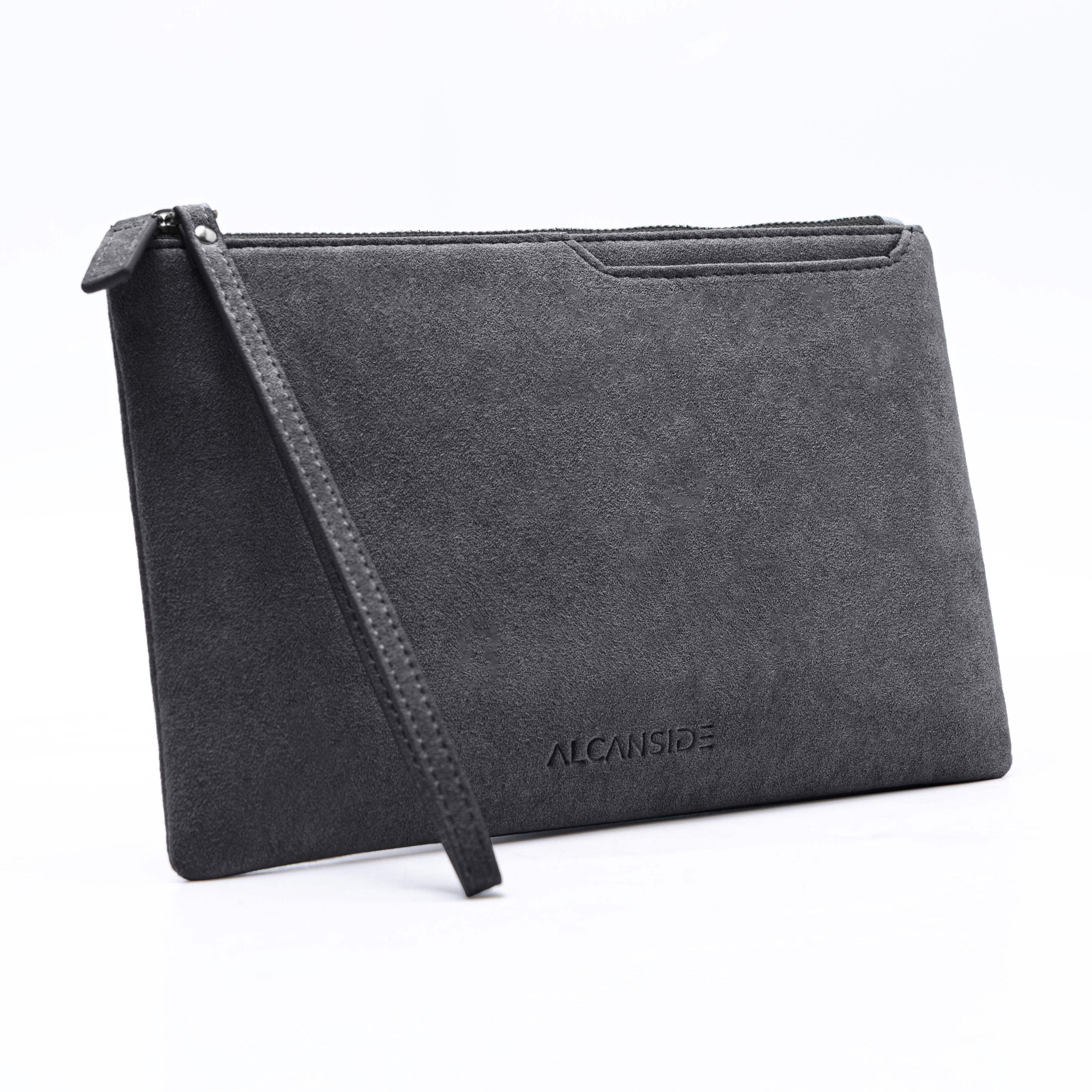 Alcantara Pouch - Space Grey