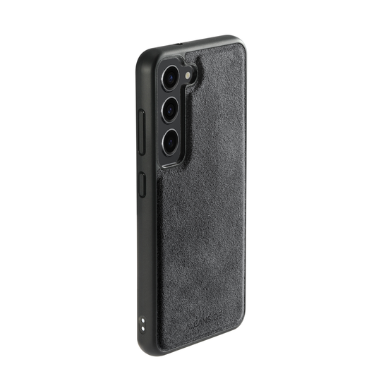 Samsung Galaxy S23 Plus – Alcantara-Rückseite – Space Grau