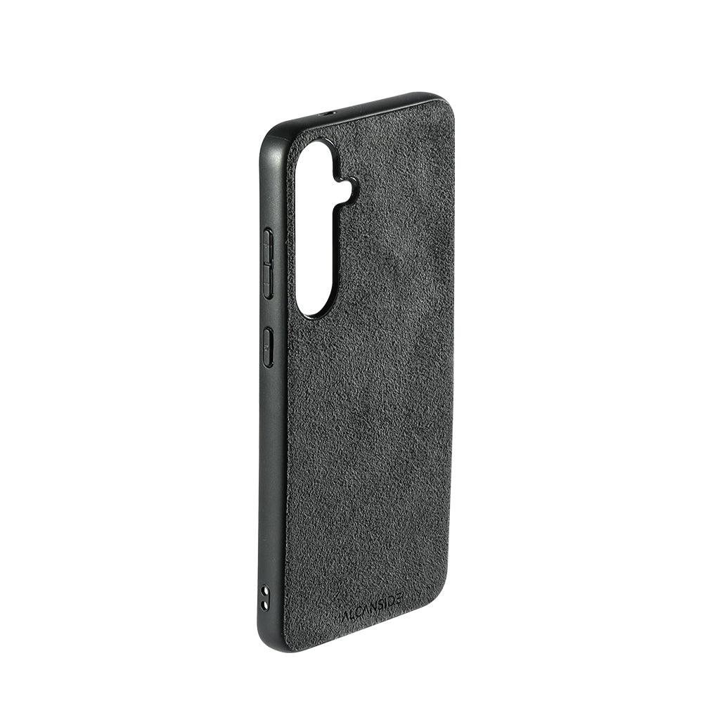 Samsung Galaxy S25 - Alcantara Back Cover - Space Grey