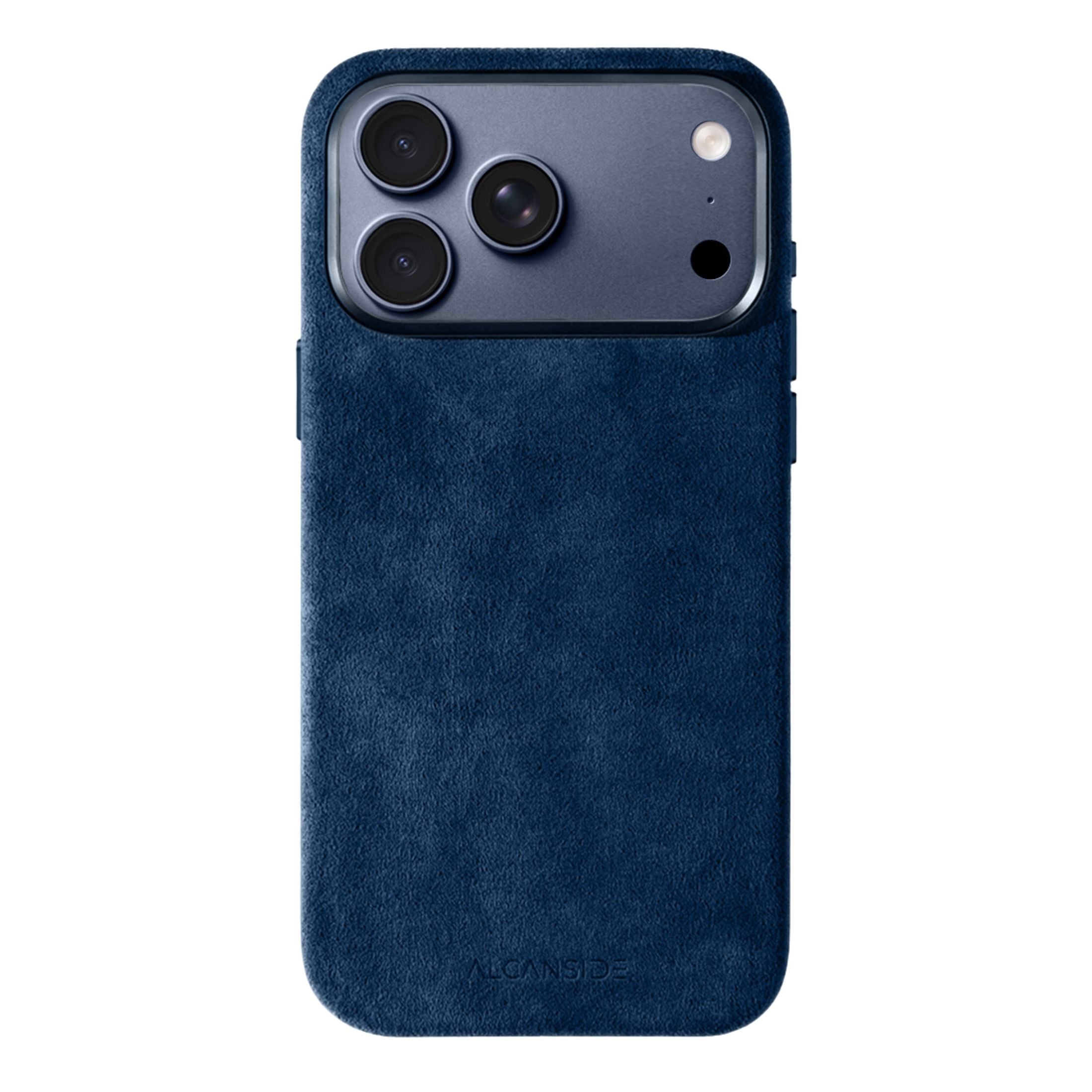 iPhone Alcantara Case - Navy Blue
