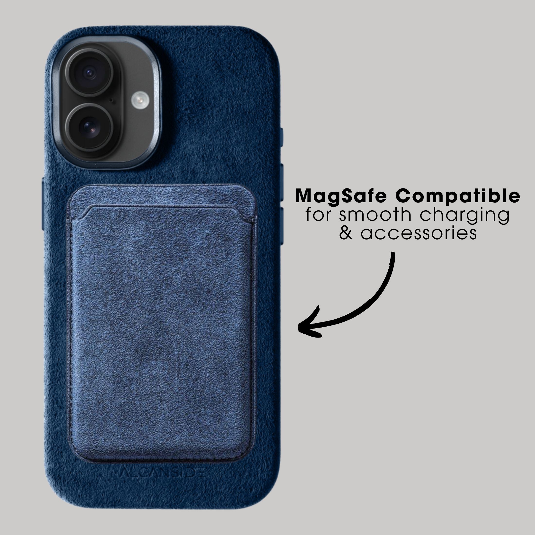 iPhone 17 - Alcantara Case - Navy Blue