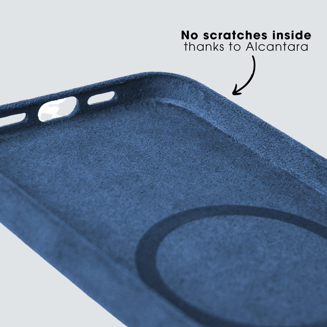 iPhone 15 Pro Max - Alcantara Case - Ocean blue - Alcanside