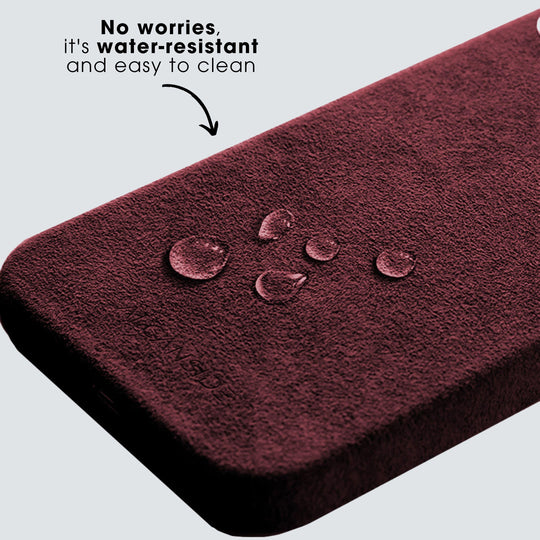 iPhone 15 Pro - Alcantara Case - Red - Alcanside