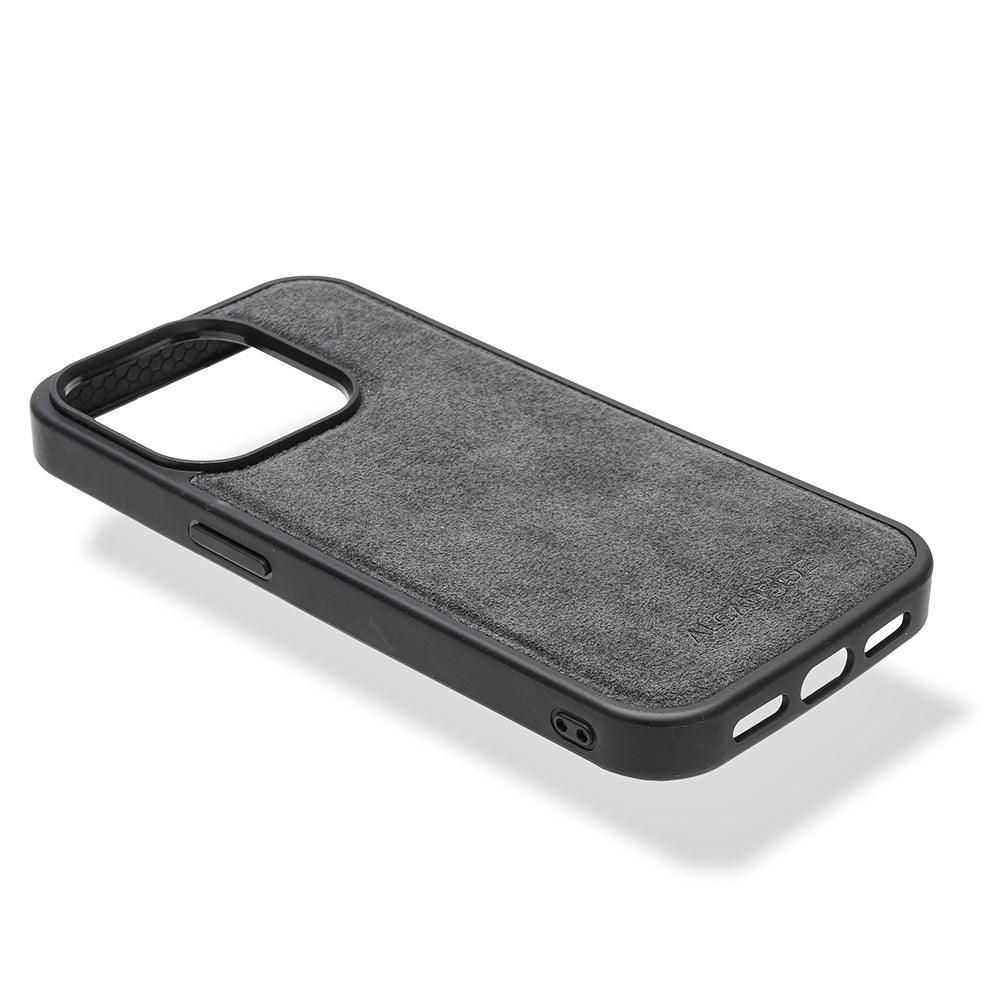 iPhone 12 Pro Max - Alcantara Case With MagSafe Magnet - Space Grey - Alcanside