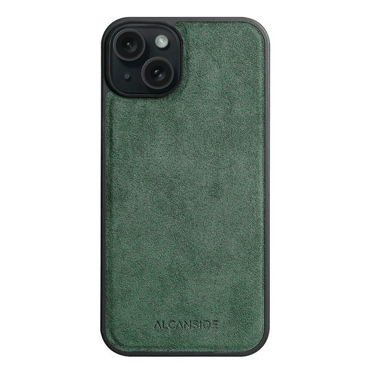 iPhone 14 Plus - Alcantara Case With MagSafe Magnet - Midnight Green - Alcanside