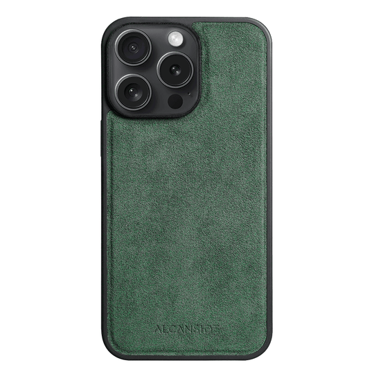 iPhone 13 Pro Max - Alcantara Case With MagSafe Magnet - Midnight Green - Alcanside