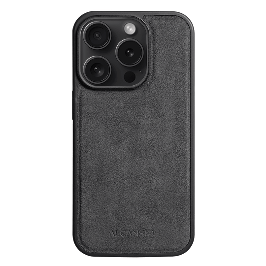 iPhone 12 Pro Max - Alcantara Case With MagSafe Magnet - Space Grey - Alcanside