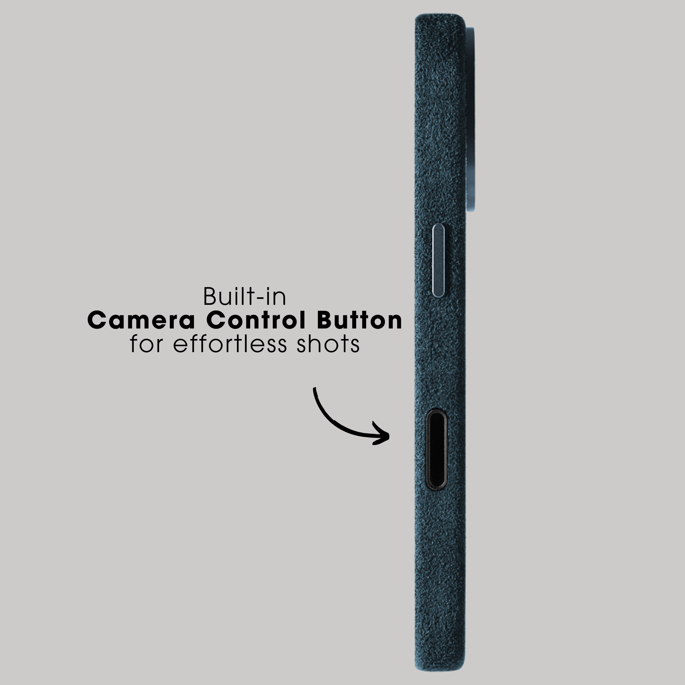 iPhone 17 - Alcantara Case - Navy Blue