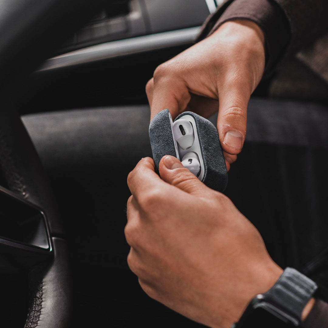 MTA x Alcanside - AirPods (3rd generation) Alcantara Case - Space Grey - Alcanside