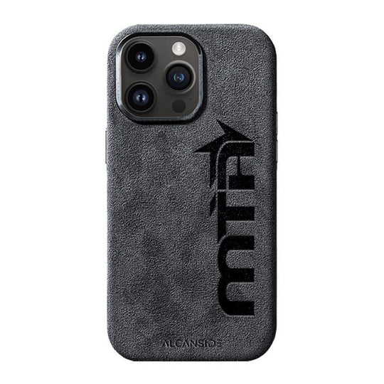 MTA x Alcanside - iPhone Alcantara Case - Space Grey - Alcanside