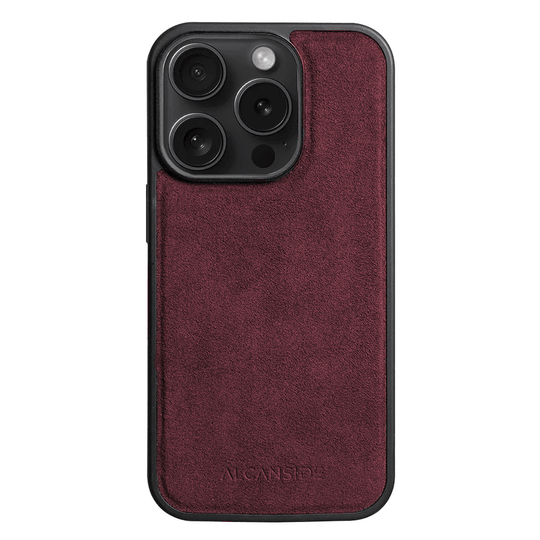 iPhone 16 Pro - Alcantara Back Cover - Red