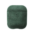 AirPods 1/2 Gen Alcantara Hoesje - Midnight Green