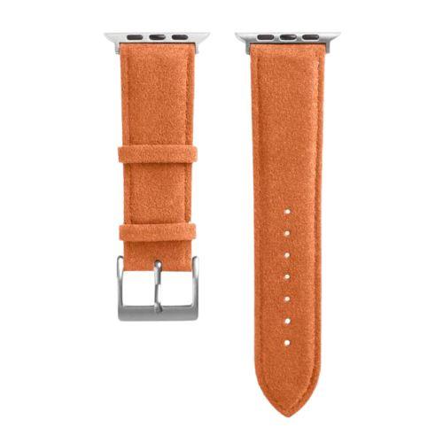 Alcantara Apple Watch Band With Buckle - Orange - 38/40/41mm - Alcanside